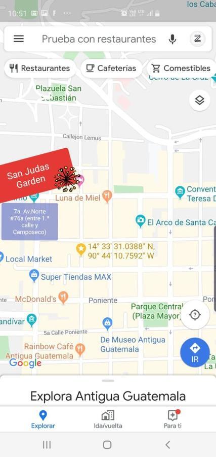 Hotel San Judas Tadeo Garden Антигуа-Гватемала Экстерьер фото